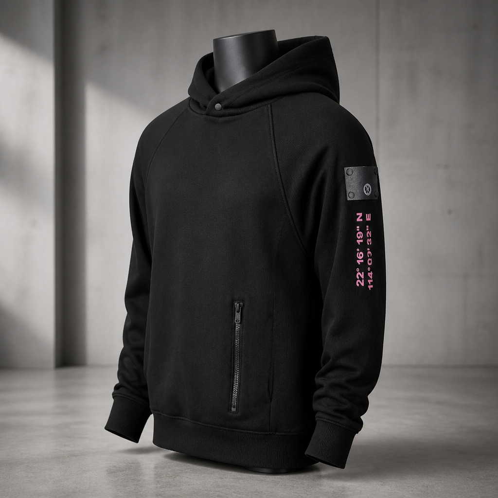 Altair Adventure Hoodie | Warm & Black | AKA'IKI